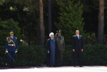 В Баку состоялась церемония официальной встречи Президента Ирана