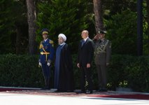 В Баку состоялась церемония официальной встречи Президента Ирана