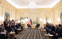 Президент Ильхам Алиев: Азербайджан ценит роль России в урегулировании нагорно- карабахского конфликта