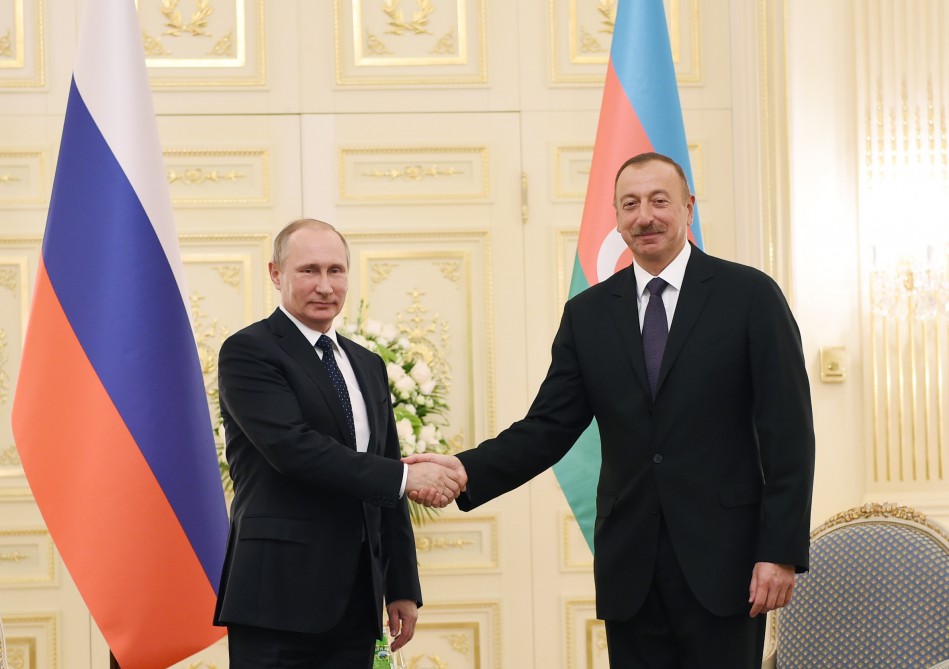 Президент Ильхам Алиев: Азербайджан ценит роль России в урегулировании нагорно- карабахского конфликта