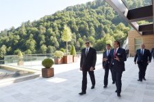 Президент Ильхам Алиев принял участие в открытии отеля “Qafqaz Tufandağ Mountain Resort” в Габале (ФОТО)