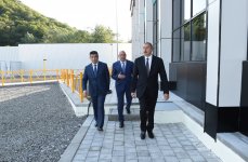 Президент Ильхам Алиев принял участие в открытии гидроэлектростанции "Исмаиллы-2"