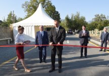 Президент Ильхам Алиев принял участие в открытии автодороги в Габалинском районе (ФОТО)