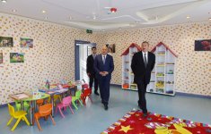 Президент Ильхам Алиев принял участие в открытии яслей-детского сада в Исмаиллы