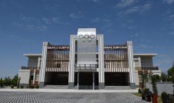 Президент Ильхам Алиев ознакомился с условиями в капитально отремонтированном  Олимпийском комплексе в Исмаиллы