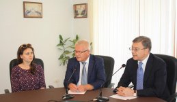 Владимир Дорохин встретился с азербайджанскими студентами, поступившими в российские вузы (ФОТО)