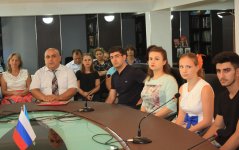 Владимир Дорохин встретился с азербайджанскими студентами, поступившими в российские вузы (ФОТО)
