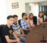 Владимир Дорохин встретился с азербайджанскими студентами, поступившими в российские вузы (ФОТО)