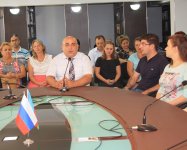 Владимир Дорохин встретился с азербайджанскими студентами, поступившими в российские вузы (ФОТО)