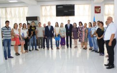 Владимир Дорохин встретился с азербайджанскими студентами, поступившими в российские вузы (ФОТО)