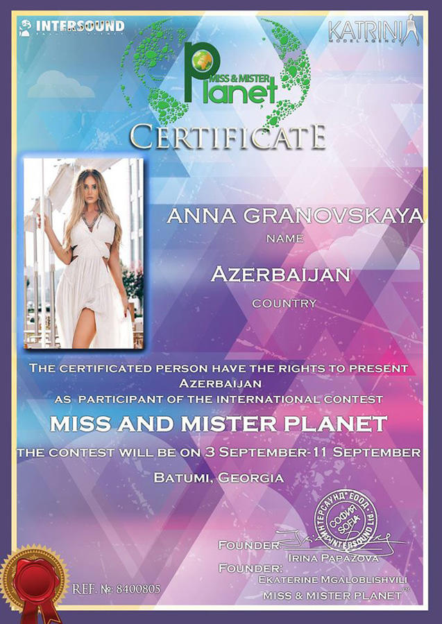 Названы представители Азербайджана на Miss & Mister Planet - 2016 в Грузии (ФОТО)