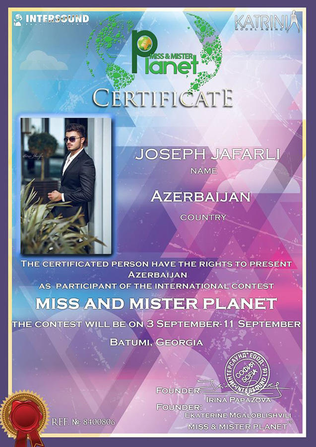 Названы представители Азербайджана на Miss & Mister Planet - 2016 в Грузии (ФОТО)