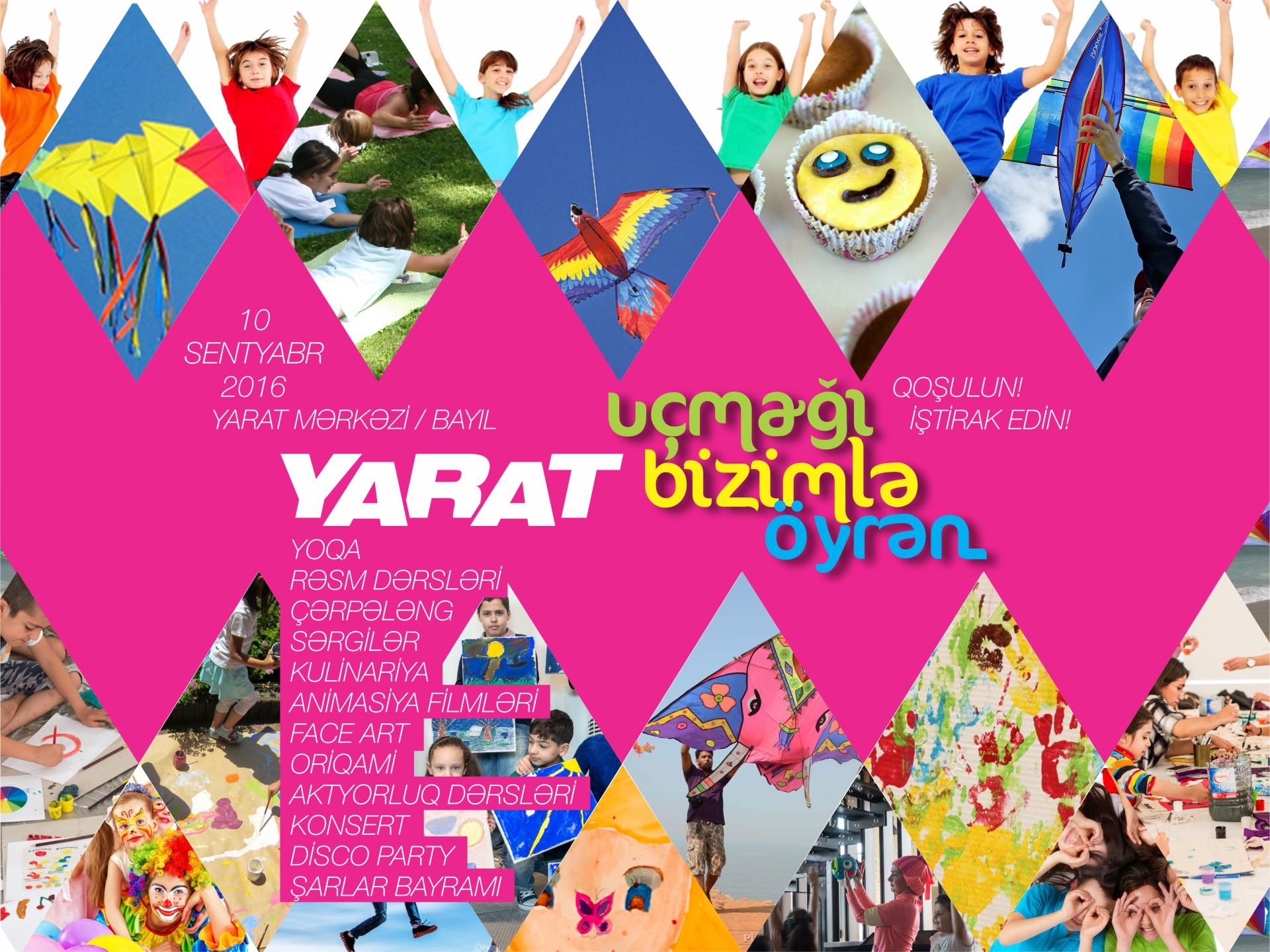 YARAT проведет Детский фестиваль "Научись летать"