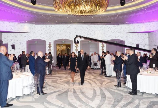 Ilham Aliyev, his spouse meet Azerbaijani Olympians