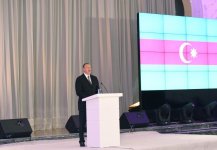 Президент Ильхам Алиев и его супруга встретились с участвовавшими в XXXI Летних Олимпийских играх спортсменами