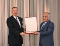 Президент Ильхам Алиев и его супруга встретились с участвовавшими в XXXI Летних Олимпийских играх спортсменами