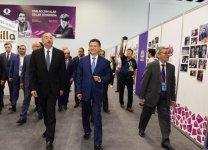 Президент  Ильхам Алиев принял участие в церемонии старта первого тура 42-й Всемирной шахматной олимпиады (ФОТО)