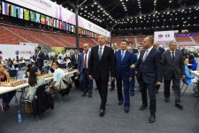 Президент  Ильхам Алиев принял участие в церемонии старта первого тура 42-й Всемирной шахматной олимпиады (ФОТО) (версия 2)