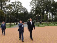 Президент Ильхам Алиев открыл в Масаллы Площадь флага и Музей государственных атрибутов Азербайджана (ФОТО)