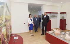Президент Азербайджана принял участие в открытии историко-краеведческого музея в Масаллы (ФОТО)