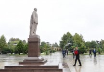 Президент Ильхам Алиев открыл в Масаллы Площадь флага и Музей государственных атрибутов Азербайджана (ФОТО)
