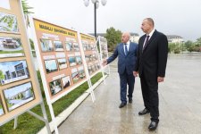 Президент Ильхам Алиев открыл в Масаллы Площадь флага и Музей государственных атрибутов Азербайджана (ФОТО)