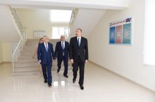 Президент  Ильхам Алиев ознакомился с условиями, созданными в новом учебном корпусе школы № 245 в Баку (ФОТО)