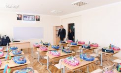 Президент Ильхам Алиев ознакомился с условиями, созданными в школе номер 247 в Баку (ФОТО)