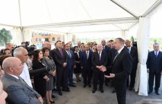 Президент Ильхам Алиев принял участие в открытии Яламинского агропарка (ФОТО)