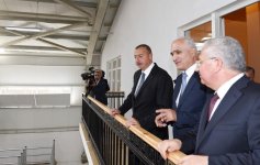 Президент Ильхам Алиев принял участие в открытии Яламинского агропарка (ФОТО)