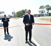 Президент Азербайджана открыл автомобильную дорогу Худат-Ялама-Зухулоба (ФОТО)