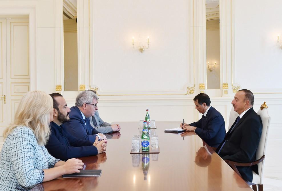 Президент Азербайджана принял вице-президента Европарламента (ФОТО)