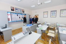 Президент Ильхам Алиев ознакомился с условиями, созданными в школе номер 58 Баку (ФОТО)