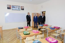 Президент Ильхам Алиев ознакомился с условиями, созданными в школе номер 58 Баку (ФОТО)