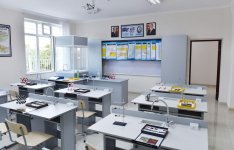 Президент Ильхам Алиев ознакомился с условиями, созданными в школе номер 58 Баку (ФОТО)