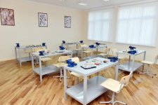 Президент Ильхам Алиев принял участие в открытии нового здания средней школы номер 311 в Баку (ФОТО)