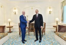 Президент Азербайджана встретился с премьером Молдовы (ФОТО)