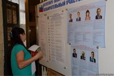 Россияне в Азербайджане голосуют на выборах в Госдуму (ФОТО)