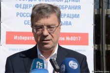 Россияне в Азербайджане голосуют на выборах в Госдуму (ФОТО)
