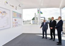 Президент Азербайджана Ильхам Алиев принял участие в церемонии закладки фундамента новой установки по производству битума (ФОТО)
