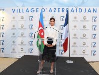 Первая леди Мехрибан Алиева приняла участие в церемонии открытия "Азербайджанского городка" в Париже (ФОТО)