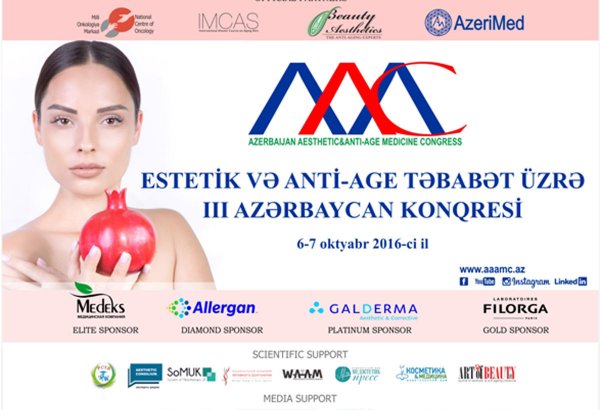 Baku to host the Aesthetic and Anti-Age Medicine Congress