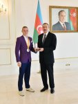 Президент Ильхам Алиев встретился со спортсменами, принявшими участие в XV Летних Паралимпийских играх (ФОТО)