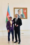 Президент Ильхам Алиев встретился со спортсменами, принявшими участие в XV Летних Паралимпийских играх (ФОТО)