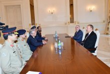 Президент Ильхам Алиев принял делегацию во главе с министром оборонной промышленности Пакистана (ФОТО)
