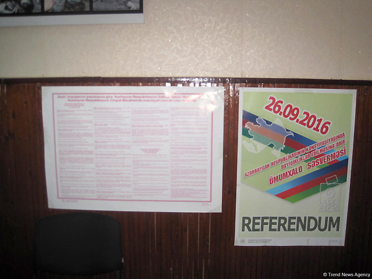 Исправительные учреждения и СИЗО Азербайджана участвуют в референдуме  (ФОТО)