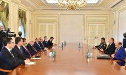Президент Азербайджана принял делегации во главе с министрами обороны, культуры и туризма Турции