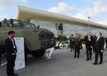 Президент Ильхам Алиев посетил Азербайджанскую международную оборонную выставку (ФОТО)