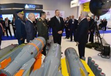 Президент Ильхам Алиев посетил Азербайджанскую международную оборонную выставку (ФОТО)