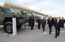 Президент Ильхам Алиев посетил Азербайджанскую международную оборонную выставку (ФОТО)